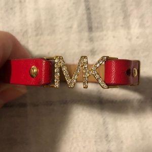 MK leather bracelet